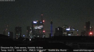 immagine della webcam nei dintorni di Passirana: webcam Milano Grigioni