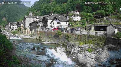 immagine della webcam nei dintorni di Gressoney-la-Trinitè: webcam Rassa