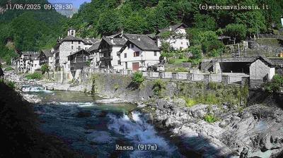 immagine della webcam nei dintorni di Fobello: webcam Rassa