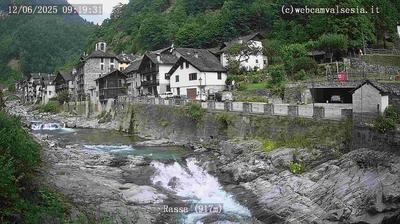 immagine della webcam nei dintorni di Fobello: webcam Rassa