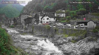 immagine della webcam nei dintorni di Boccioleto: webcam Rassa
