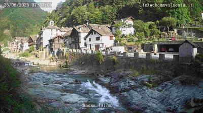immagine della webcam nei dintorni di Riva Valdobbia: webcam Rassa