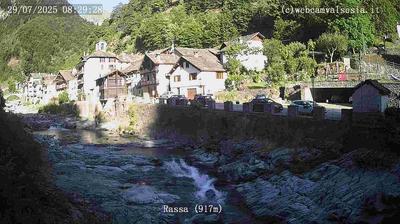 immagine della webcam nei dintorni di Issime: webcam Rassa
