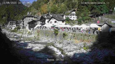 immagine della webcam nei dintorni di Fobello: webcam Rassa