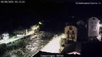Preview delle webcam di Campertogno › Nord