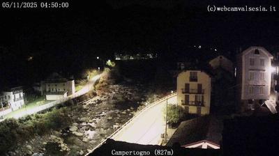 immagine della webcam nei dintorni di Fobello: webcam Campertogno