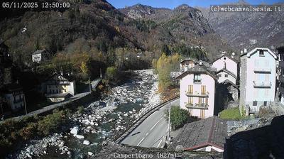 immagine della webcam nei dintorni di Piode: webcam Campertogno
