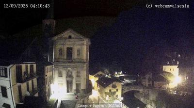 immagine della webcam nei dintorni di Punta Indren: webcam Campertogno