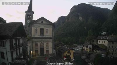 immagine della webcam nei dintorni di Passo dei Salati: webcam Campertogno