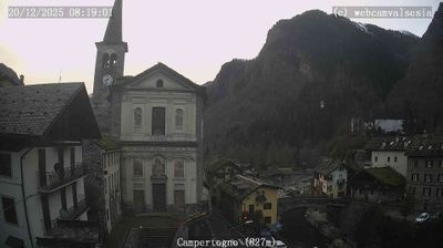 immagine della webcam nei dintorni di Issime: webcam Campertogno