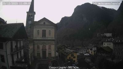 immagine della webcam nei dintorni di Oropa: webcam Campertogno