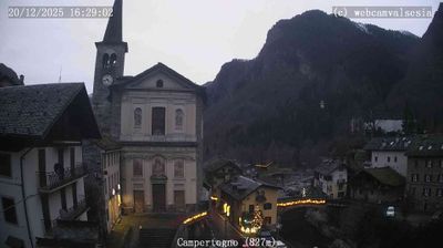 immagine della webcam nei dintorni di Punta Indren: webcam Campertogno