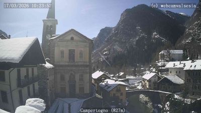 immagine della webcam nei dintorni di Rassa: webcam Campertogno