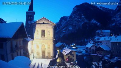 immagine della webcam nei dintorni di Alpe di Mera: webcam Campertogno