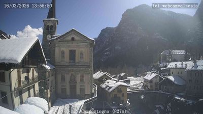 immagine della webcam nei dintorni di Bielmonte: webcam Campertogno