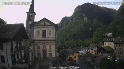 immagine della webcam nei dintorni di Bielmonte: webcam Campertogno