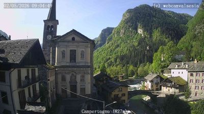immagine della webcam nei dintorni di Riva Valdobbia: webcam Campertogno