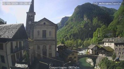 immagine della webcam nei dintorni di Rosazza: webcam Campertogno