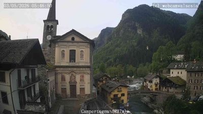 immagine della webcam nei dintorni di Riva Valdobbia: webcam Campertogno