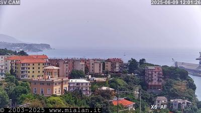 immagine della webcam nei dintorni di Pratozanino: webcam Savona