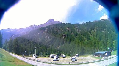 immagine della webcam nei dintorni di Cervinia Cime Bianche Laghi: webcam Staffal