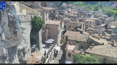 immagine della webcam nei dintorni di Campo Staffi: webcam Cervara di Roma