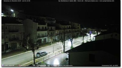 immagine della webcam nei dintorni di Savignano Irpino: webcam San Bartolomeo in Galdo