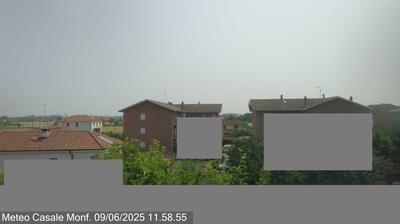 immagine della webcam nei dintorni di Pecetto di Valenza: webcam Casale Monferrato