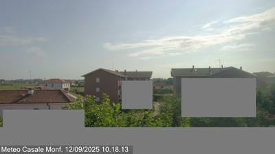 immagine della webcam nei dintorni di Pecetto di Valenza: webcam Casale Monferrato