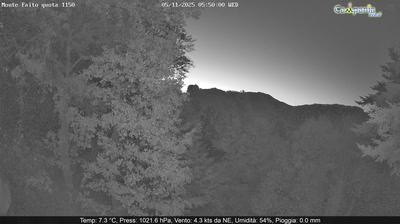 immagine della webcam nei dintorni di Amalfi: webcam Pimonte