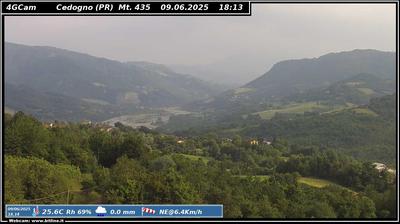 immagine della webcam nei dintorni di Langhirano: webcam Vetto
