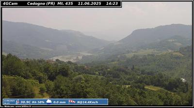 immagine della webcam nei dintorni di Tizzano Val Parma: webcam Vetto