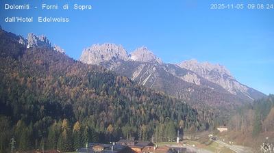 immagine della webcam nei dintorni di Enemonzo: webcam Forni di Sopra