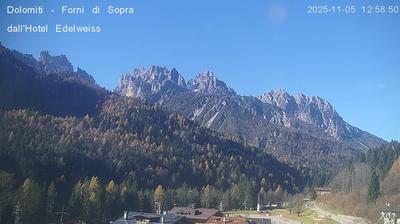 immagine della webcam nei dintorni di San Pietro di Cadore: webcam Forni di Sopra