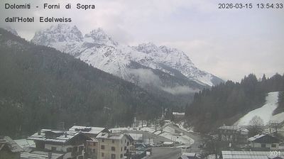 immagine della webcam nei dintorni di Santo Stefano di Cadore: webcam Forni di Sopra