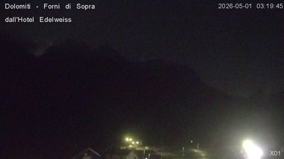 immagine della webcam nei dintorni di Cima Sappada: webcam Forni di Sopra