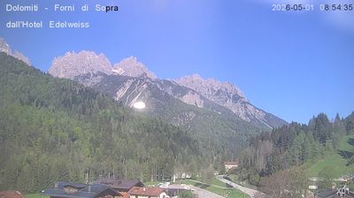 immagine della webcam nei dintorni di Vigo di Cadore: webcam Forni di Sopra