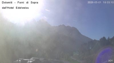 immagine della webcam nei dintorni di Monte Zoncolan: webcam Forni di Sopra