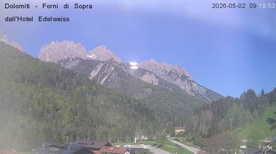 immagine della webcam nei dintorni di Enemonzo: webcam Forni di Sopra