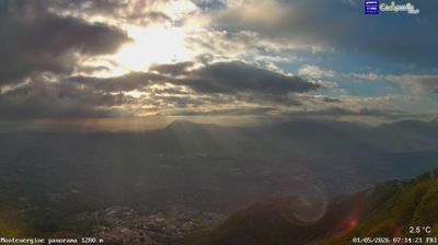 immagine della webcam nei dintorni di Bagnoli Irpino: webcam Ospedaletto d'Alpinolo