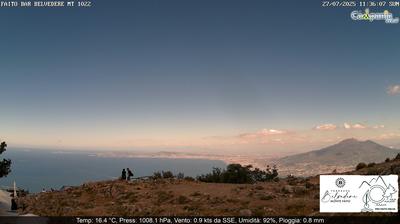 Preview delle webcam di Vico Equense: Monte Faito - Bar Belvedere