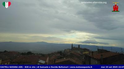 immagine della webcam nei dintorni di Capodimonte: webcam Castell'Azzara