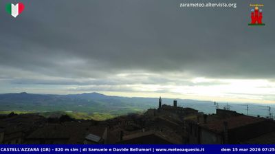immagine della webcam nei dintorni di Castel del Piano: webcam Castell'Azzara