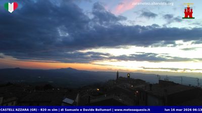 immagine della webcam nei dintorni di Capodimonte: webcam Castell'Azzara