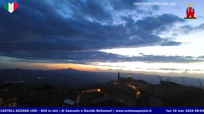 immagine della webcam nei dintorni di Bolsena: webcam Castell'Azzara