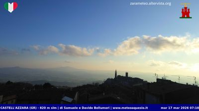 immagine della webcam nei dintorni di Manciano: webcam Castell'Azzara