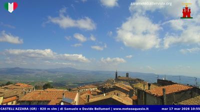 immagine della webcam nei dintorni di San Lorenzo Nuovo: webcam Castell'Azzara