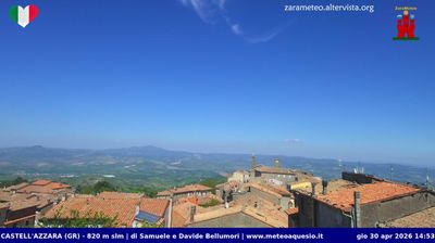 immagine della webcam nei dintorni di Acquapendente: webcam Castell'Azzara