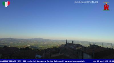 immagine della webcam nei dintorni di Manciano: webcam Castell'Azzara
