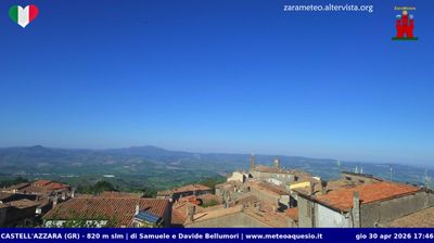 immagine della webcam nei dintorni di Valentano: webcam Castell'Azzara